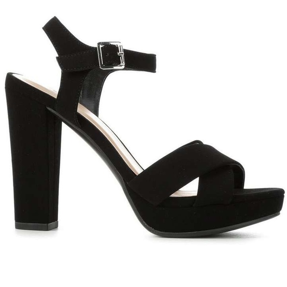 Minimalist Womens Block Heel W Ankle Strap - Picture 6 of 9
